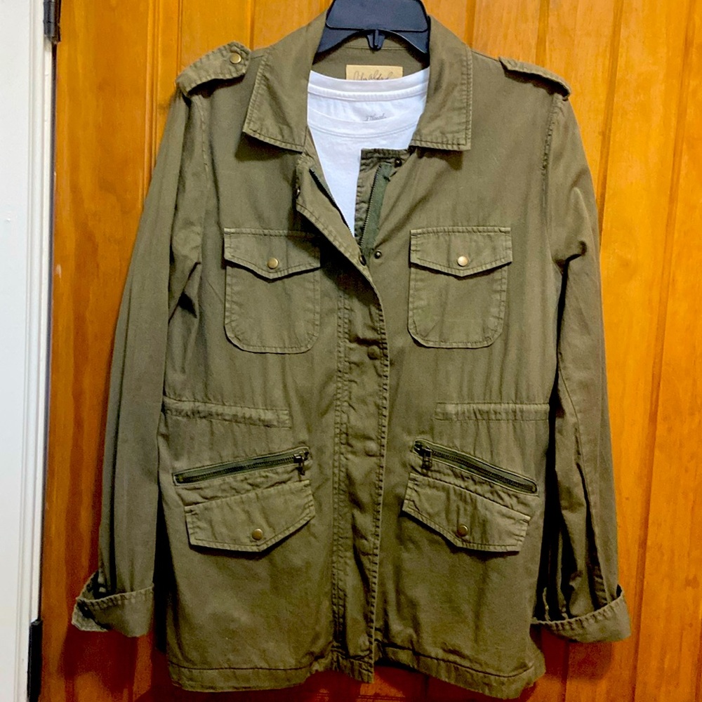 Ladies Military Jacket-Size Medium With Unworn white tshirt